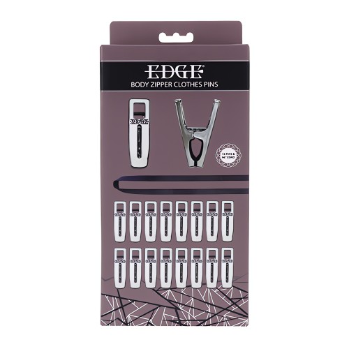 Pinzas para Ropa Edge Body Zipper - Plata
