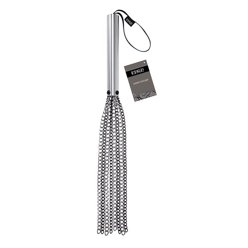 Edge Chain Flogger in Silver