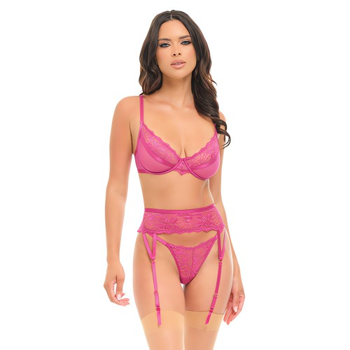Conjunto Julia de Encaje y Malla - Rosa