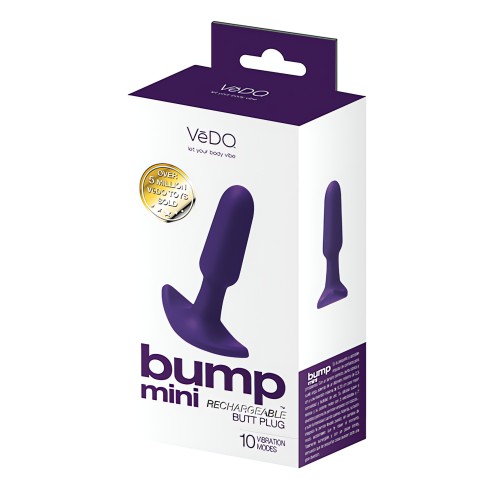 VeDO Bump Mini Plug Anal Recargable - Morado