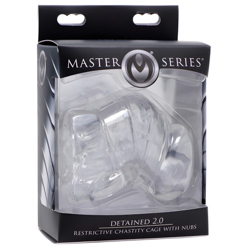 Master Series Detained 2.0 Chastity Cage