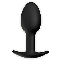 Pretty Love 3.34" Plug Anal de Silicona con Bola - Negro
