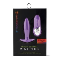 Nu Sensuelle Remote Control Rechargeable Mini Plug - Purple