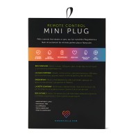 Mini Plug Recargable con Control Remoto Nu Sensuelle - Púrpura