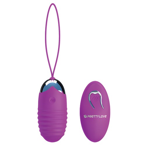 Pretty Love Jessica 12 Functions Egg Vibrator - Fuchsia