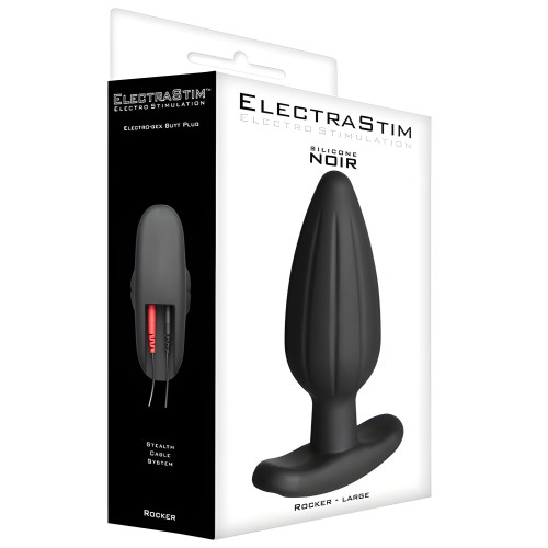 ElectraStim Rocker Butt Plug de Silicona Noir - Grande