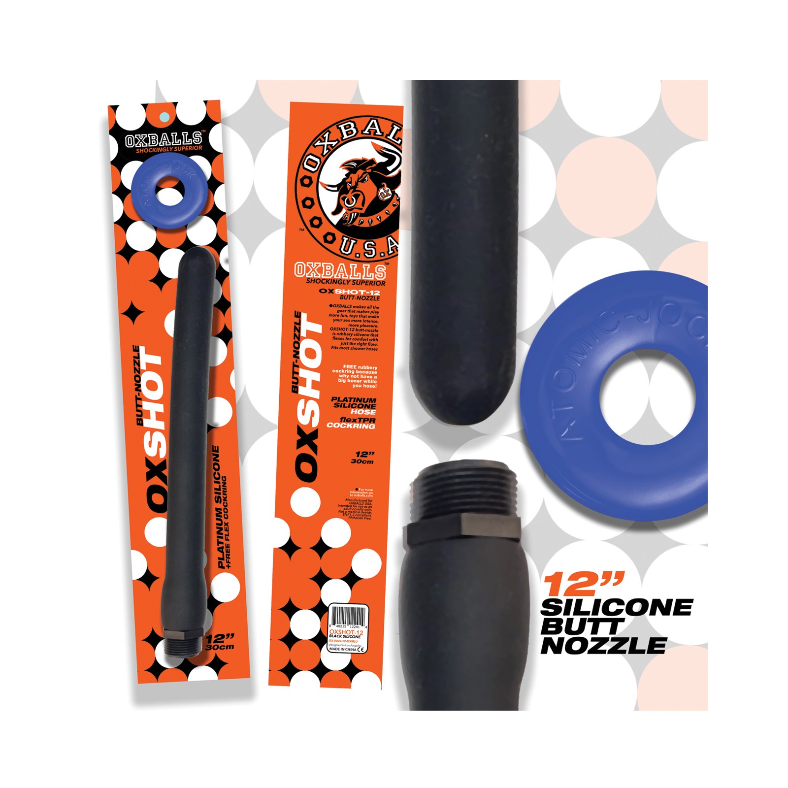 Boquilla de Silicona Oxballs de 12 Pulgadas para Uso Más Sencillo Boquilla de Silicona Oxballs de 12 Pulgadas para Uso Más Sencillo