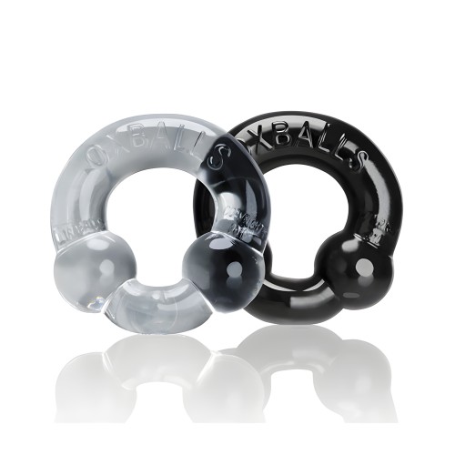 Oxballs Ultraballs Cock Rings | Black/Clear