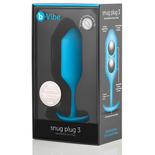 b-Vibe Snug Plug 3 con Peso - Teal