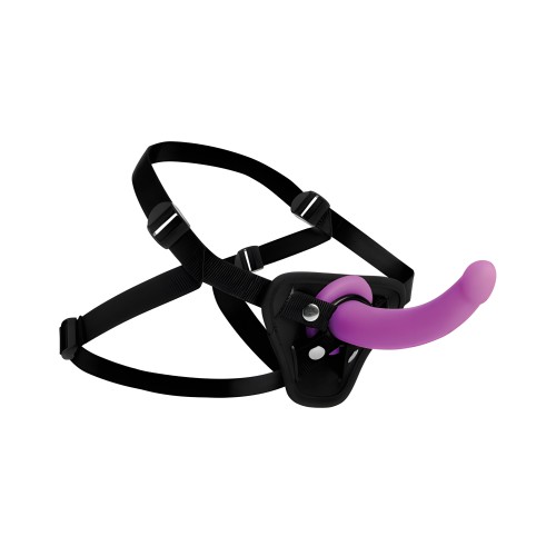 Strap U Navigator Silicone G Spot Dildo w/Harness