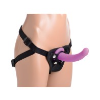Strap U Navigator Silicone G Spot Dildo w/Harness