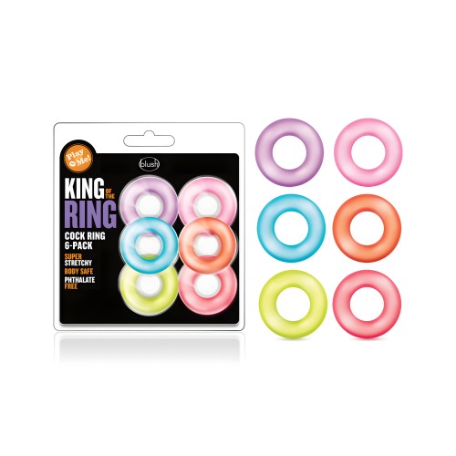 Blush Play With Me King of the Ring - Set of 6