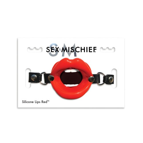 Sex & Mischief Labios de Silicona - Rojo