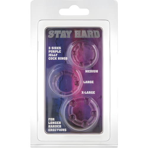 Seven Creations 3 Ring Penis Set - Performance Boost