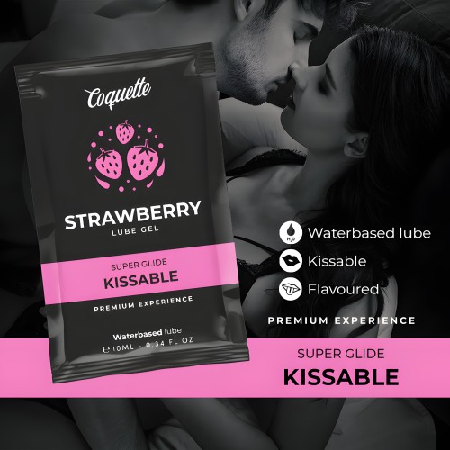 Lubricante Kissable Base Agua Fresa 10 Ml