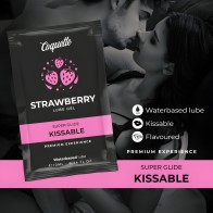 Lubricante Kissable Base Agua Fresa 10 Ml