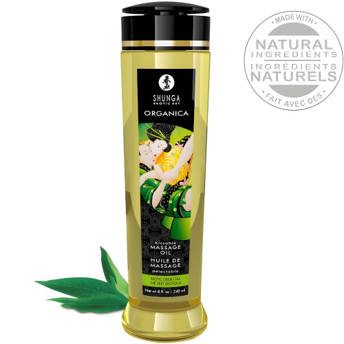 Shunga Organic Green Tea Massage Oil