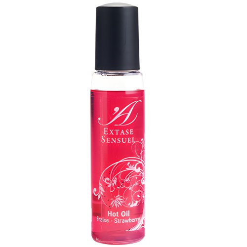 Extase Sensual Strawberry Warming Oil