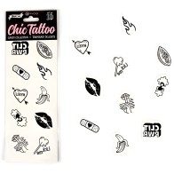 Set De 10 Tattoos Temporales Candy Collection