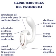 Satisfyer G For Goddess 1 Rabbit Vibrator White