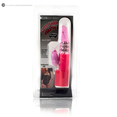 Baile Superstimulating Pink Rabbit Rotator