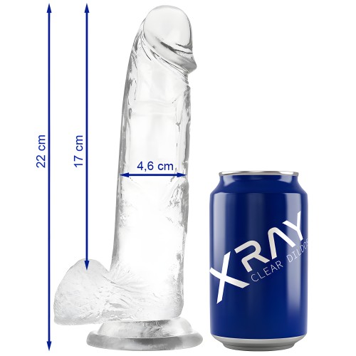 Dildo Realista Transparente X Ray