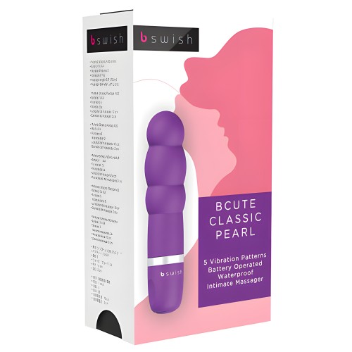 Masajeador B Swish Bcute Classic Pearl Lila
