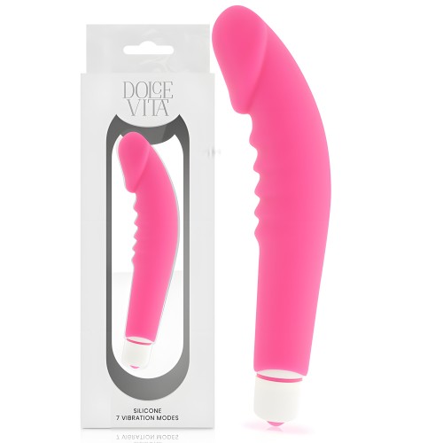 Dolce Vita - Realistic Pleasure Vibrador Silicona Rosa