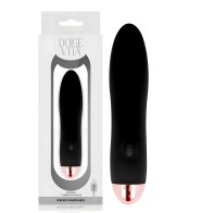 Rechargeable Black Vibrator Four - 7 Speeds by Dolce Vita