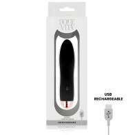 Rechargeable Black Vibrator Four - 7 Speeds by Dolce Vita