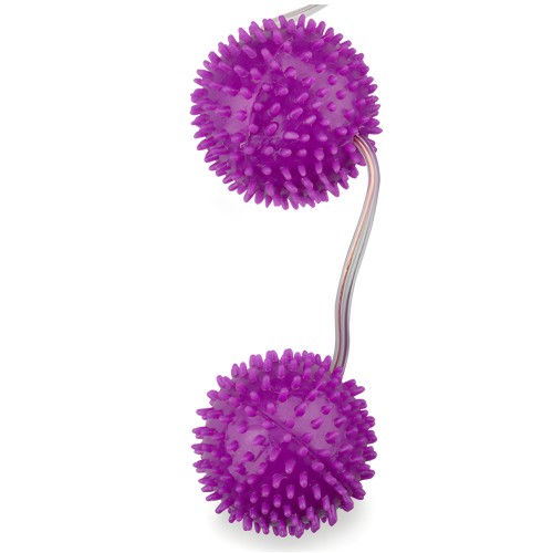 Baile Deeply Pleasure Textured Balls - Purple 3.60 cm
