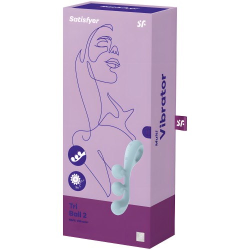 Satisfyer Tri Ball 2 Multi Vibrador Azul