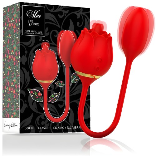 Mia Vienna Double Pleasure Licking + Vibrator Egg