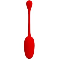 Pretty Love - Knucker Huevo Vibrador Recargable Rojo