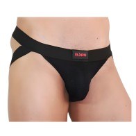 BURN 003 Shiny Jock Black L