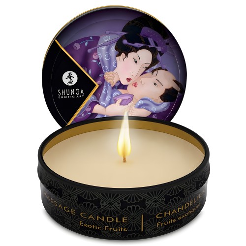 Shunga - Mini Caress By Candelight Vela Masaje Frutas Exoticas 30 Ml