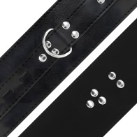 Darkness - Esposas Leather Negro
