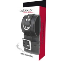 Darkness - Esposas Leather Negro