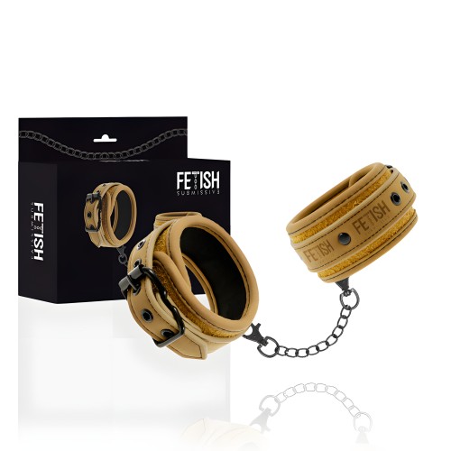 Fetish Submissive Origin Vegan Leather Cuffs