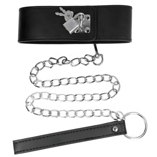 Adjustable Collar with Leash - Kink