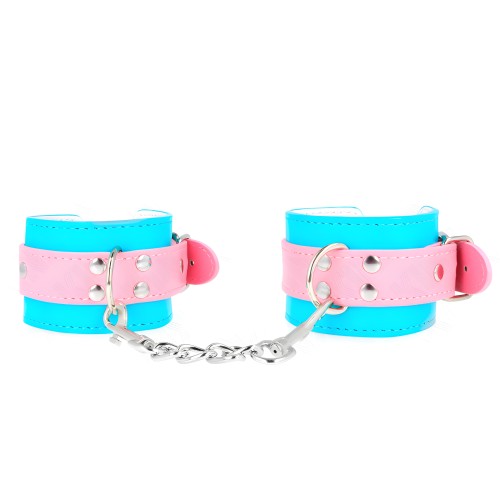 Kink - Muñequeras Chic Azul/Rosa Ajustable 16-28 Cm X 5 Cm