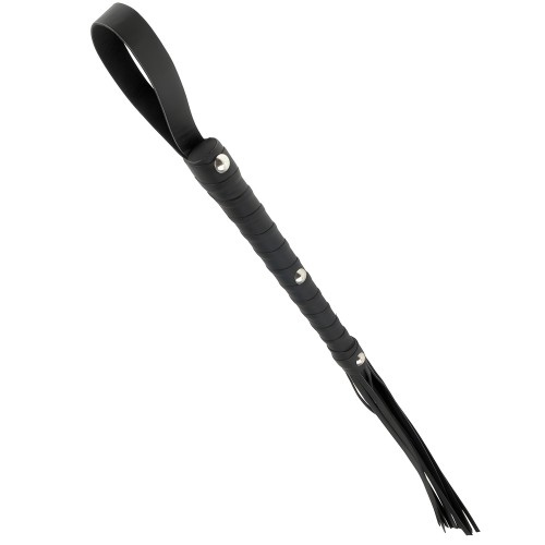 Latigo Azotador Piel Negro