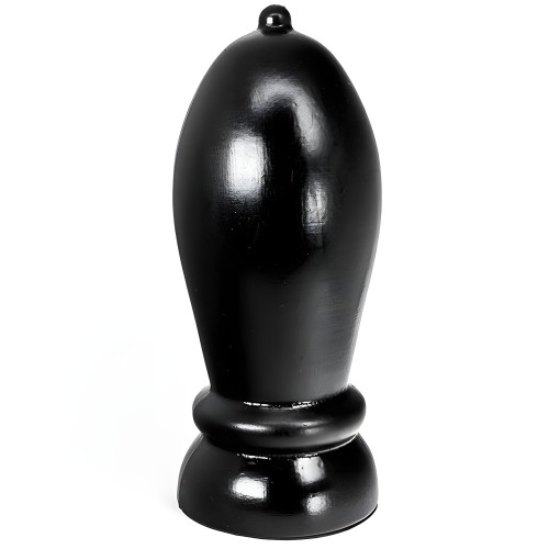 Hung System - 24 cm Black Rolling Anal Plug