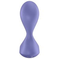 Satisfyer Sweet Seal Plug Vibrador App Violeta
