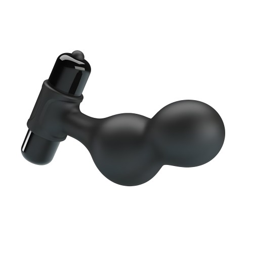 Plug Anal Vibrador De Silicona Negro Con 10 Funciones