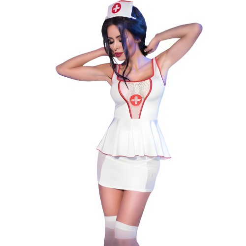 Chilirose - CR 4160 Nurse Costume Top & Skirt L/XL