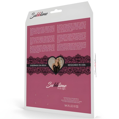 Subblime - Fetish Teddy Cremallera Y Manga Larga S/M