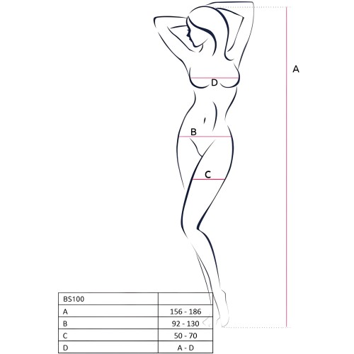 Passion Bodystocking White One Size