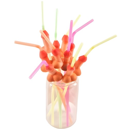 Diablo Picante 10 Penis Straws Pack
