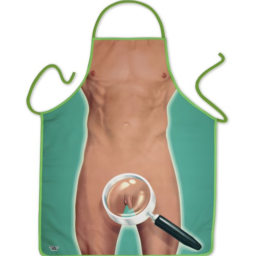 Diablo Picante Funny Apron Man